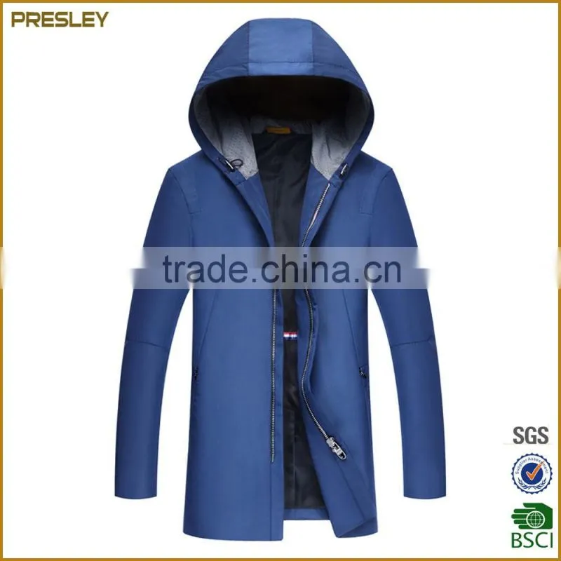 Men Outdoors Sportswear Slim Fit Windbreaker jacket with 100% polyester waterproof