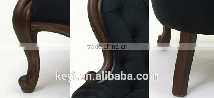 European style Classic High back Fabric Office/Conference Wooden Armchair/Leisure Chair(CH-295)