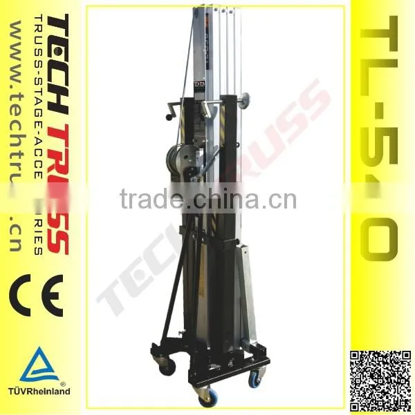 350kg loading capacity 5.4m height Crank Speaker Truss Stands