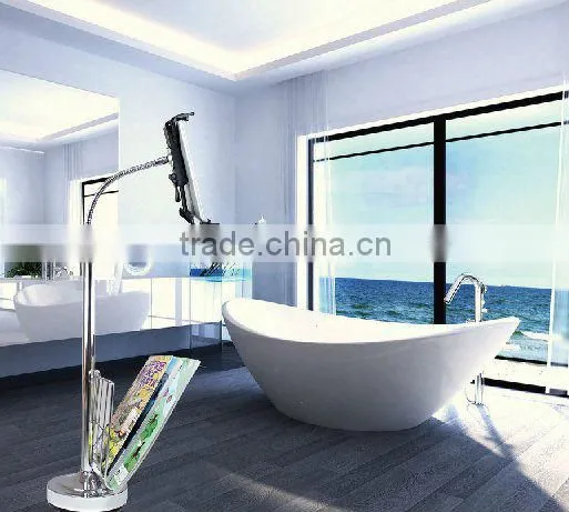 360 rotating Aluminum tablet stand, for ipad stand for bed