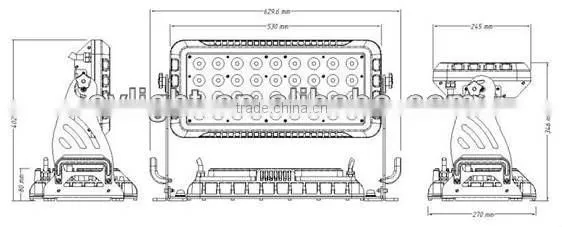36PCS 10W LED RGBW Outdoor Stage Lighting