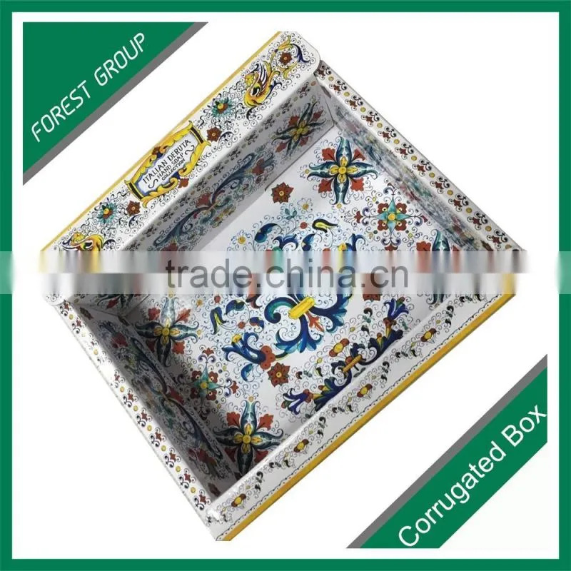 BOTH SIDES GLOSSY VARNISHED CORRUGATED PACKAGING BOX FOR BODY LOTION PACKAGING