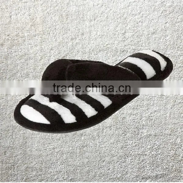 Preimum quality Woman's New Terry Spa Thong Flipflop Slippers in Fun Chic Striped Colors