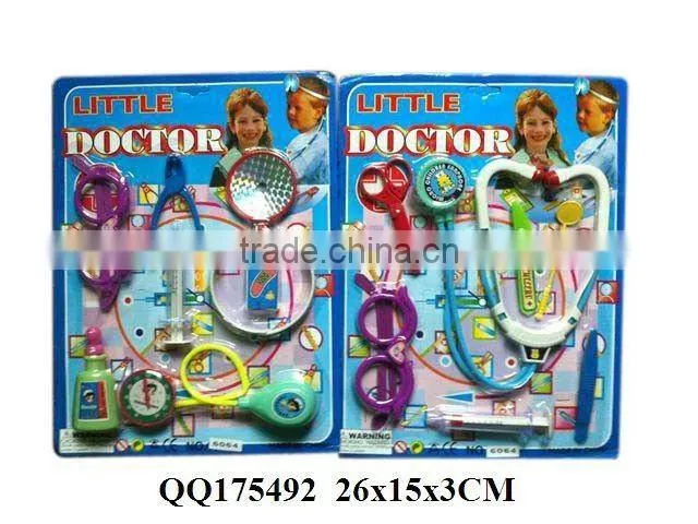 Plastic funny medical play set 2 models