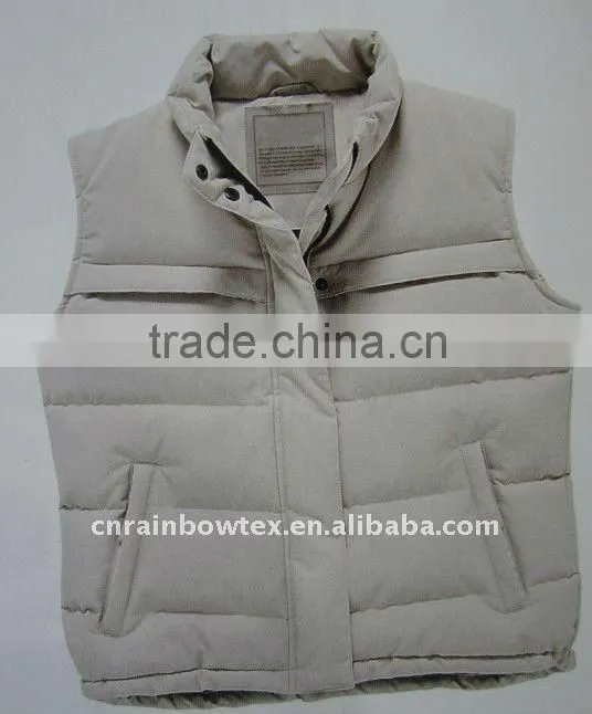 100% Nylon taslon waistcoat for men