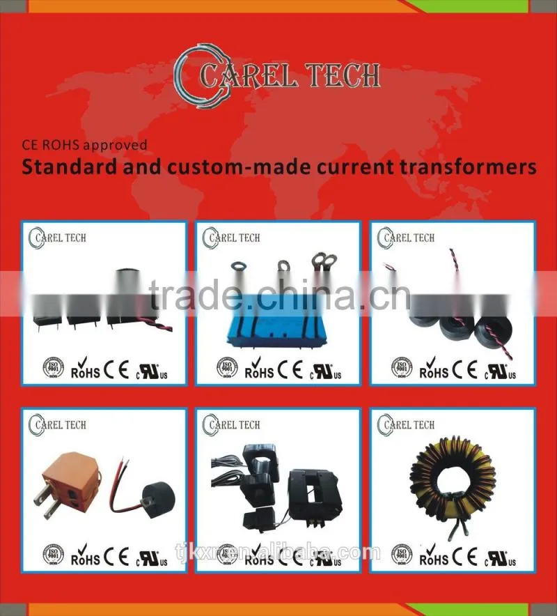 With 2-year product warranty, CE ROHS approved PCB current transformer price, miniature current transformer ct