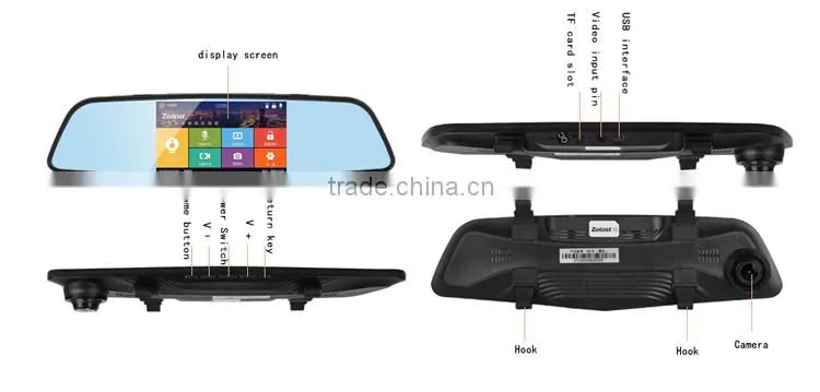 BlackBox FX car multi camera dvr car camera mobile dvr(X6)
