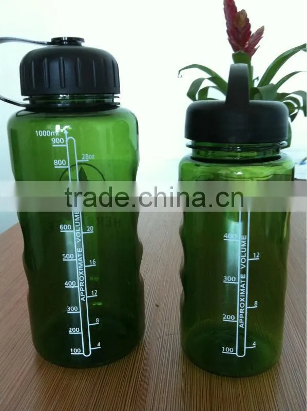 OEM large capacity PC bottle travel portable plastic space cup