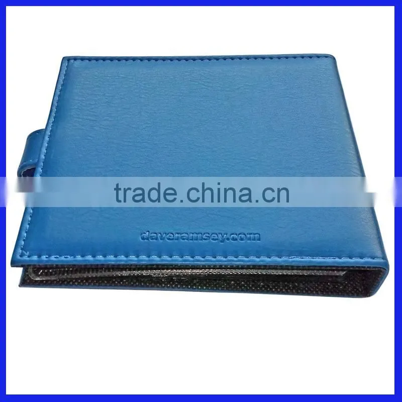 handmade cd carrying case,leather cover,zipper