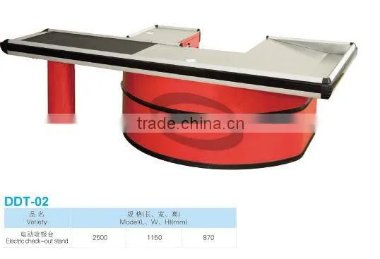 checkout counter for supermarket