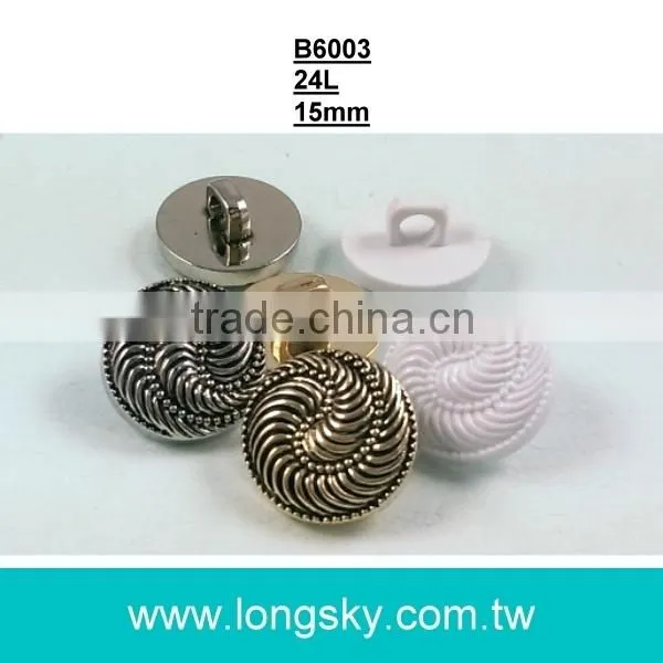 (#B6018/11mm) anthentic plated plastic knot type small buttons for dress