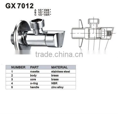 brass angle valve
