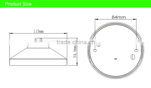 SK806 Ceiling passive infrared sensor , infrared sensor switch ,light sensor switch with remote control