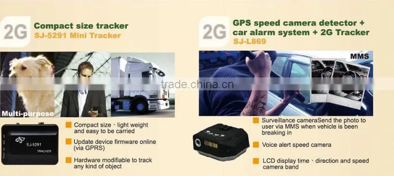 Various Car Vehicle GPS Tracker System - for 2G and 3G