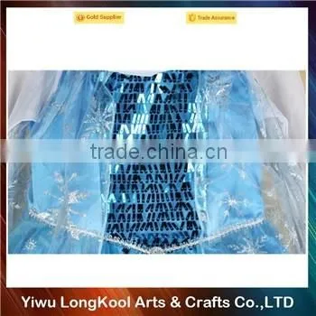 2016 Hot Selling Girls boutique princess tutu dress party dance frozen dress