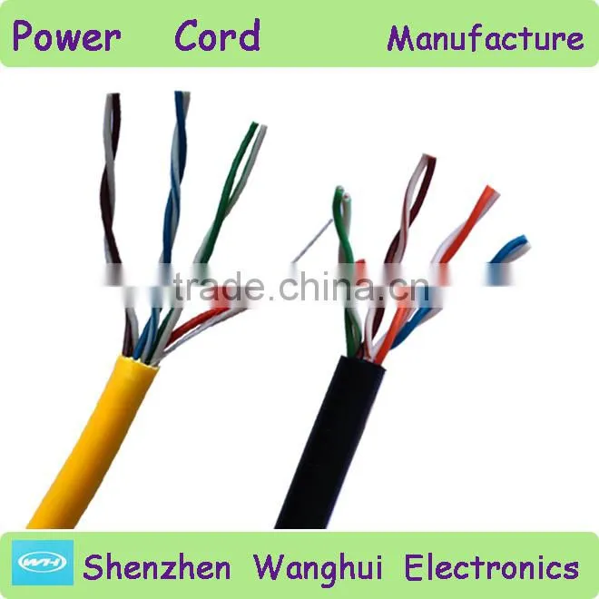 fire rated cable utp cat5e lan cable 2pr 24awg