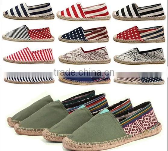 New women shoes 2015, cheap espadrille shoes colorful jute sole