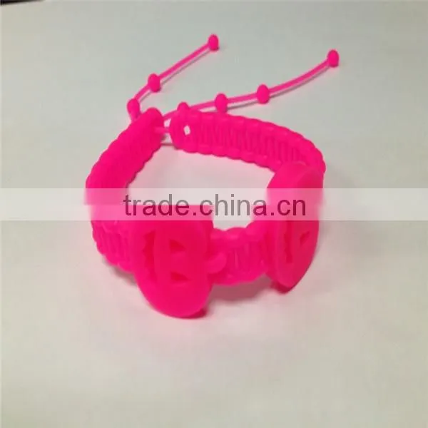Christmas silicone bracelets bracelets , beautiful and cute silicone wristbands,best gift for kids