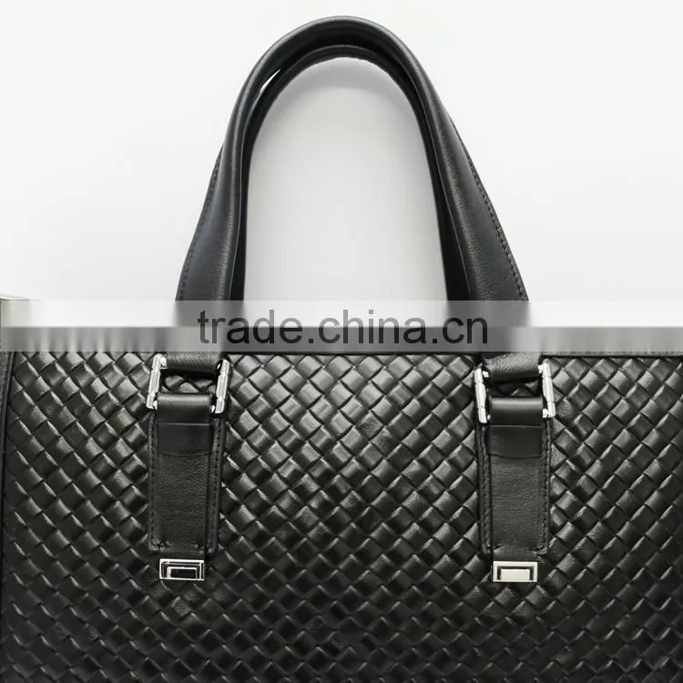 China manufacturer newest online unique men's leather messenger laptop bag