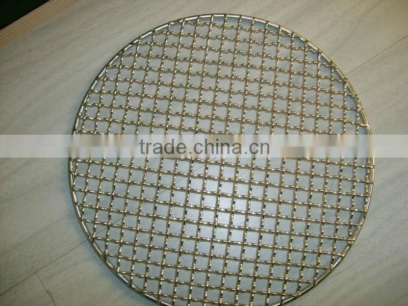 stainless steel crimped mesh / BBQ grill panels