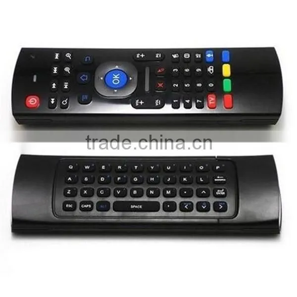 Cheapest mx3 remote controller air fly mouse with multy color