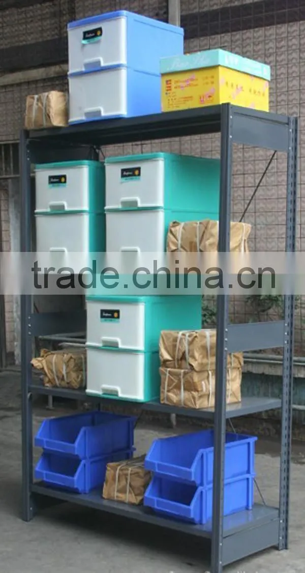 4 Tiers Warehouse Stacking Rack Supermarket Shelf