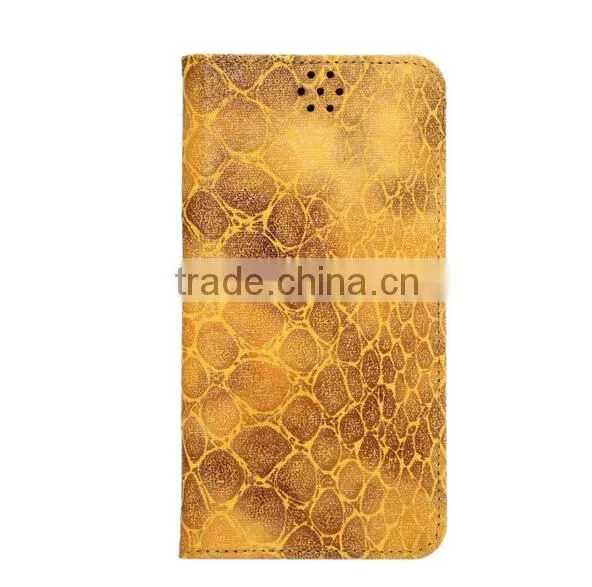 New Design For Galaxy S6 Edge Colorful Flip Stand Leather Cover