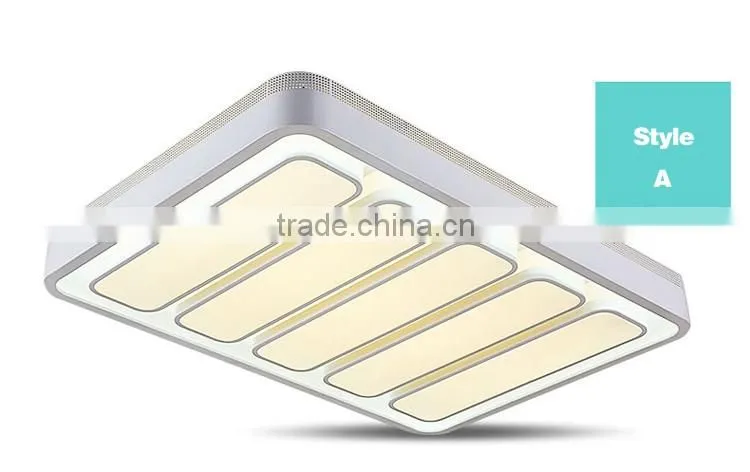 2016 New Arrival Iron Square Ceiling Lamps 39w Acrylic Modern Ceiling Lights