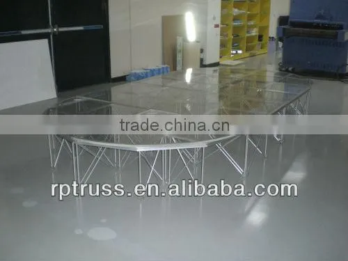 RP folding stage smart stage for outdoor and indoor aluminum and steel type
