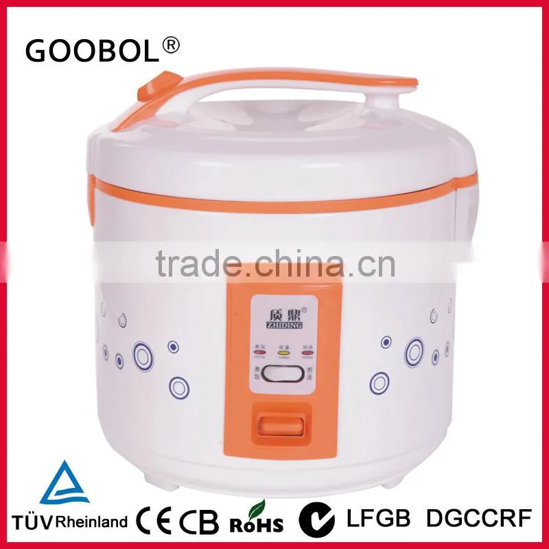 Orange Electric Rice Cooker With Fullbody