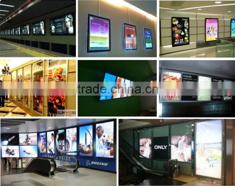 A0 Illuminated Magnetic Advertising Magnetic Light Box