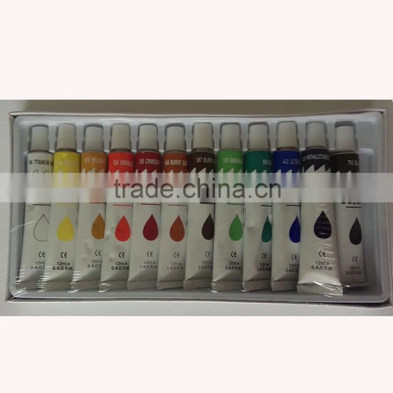 12ml 24color acrylic paints for kids