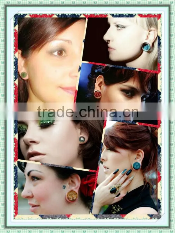 Dongguan Glass Plug Flesh Ear Pyrex Tunnel Piercing Jewelry