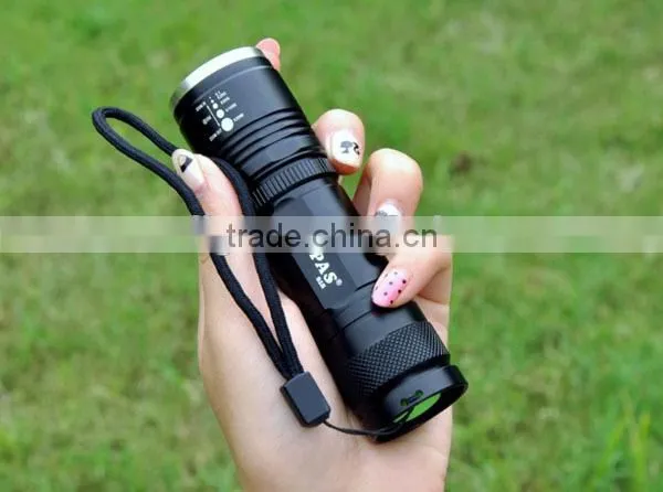 Trade Assurance Aluminum waterproof 10w rechargeable police flashlight