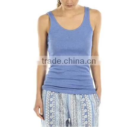 Basic Singlet Cotton Modal-Indigo