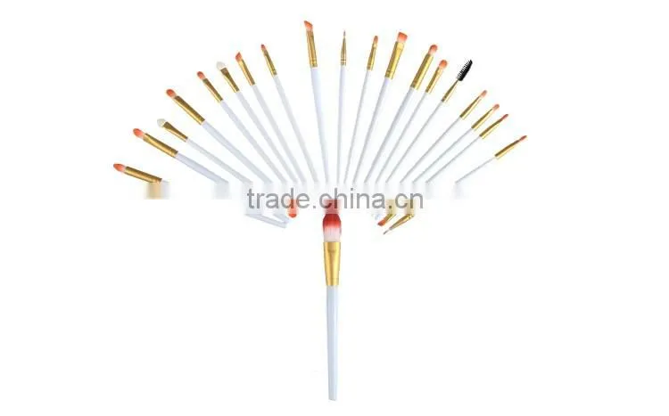 Black 20pcs Eyeshadow Makeup Brush Set