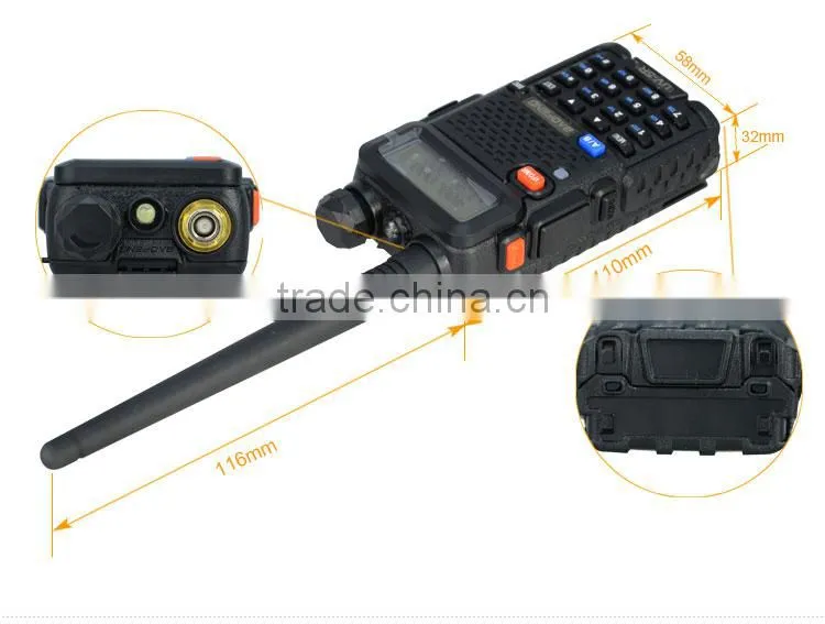 Green color Original BAOFENG handheld uv-5r dual band walkie talkie with CE FCC Certificate