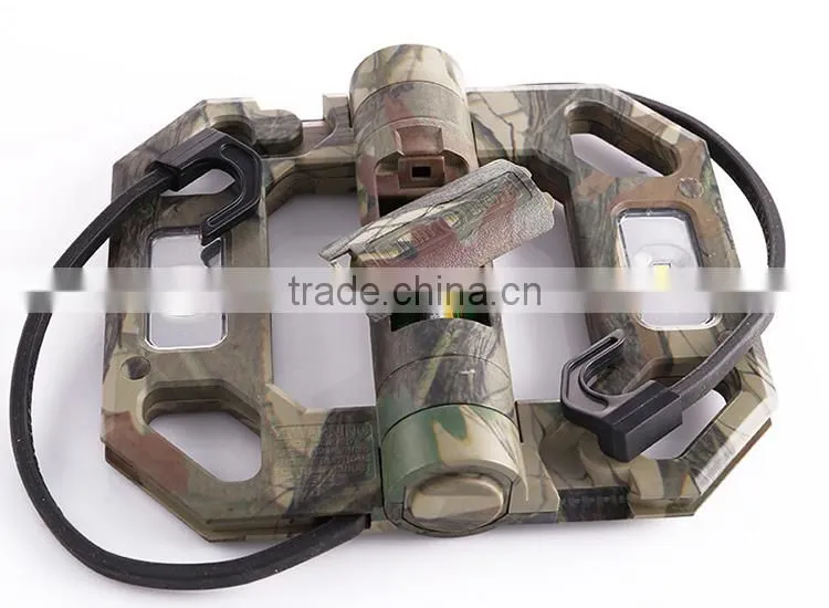 Camouflage open and fold led work bench light