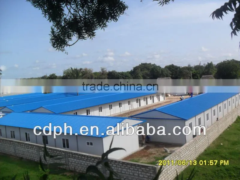cheap prefabricated house, ISO9001 ISO14001 certified Manufacturer