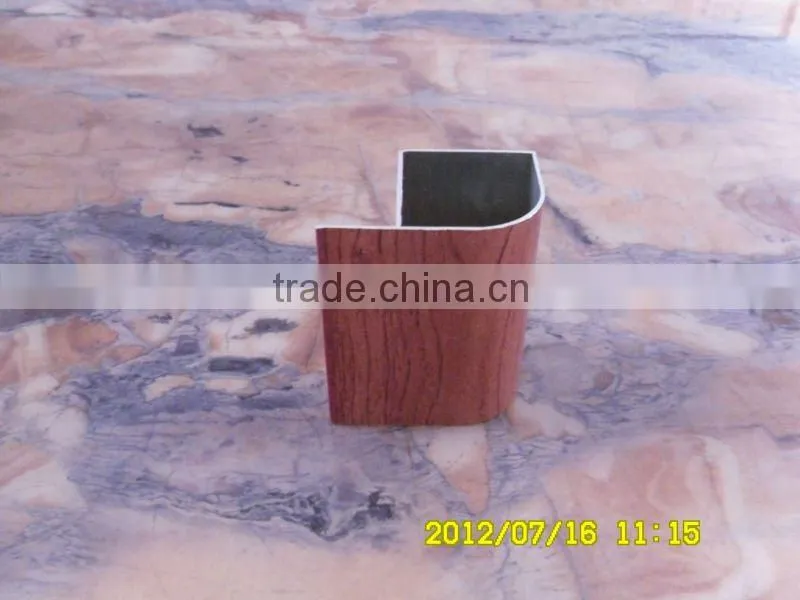 Wood grain aluminum alloy profile