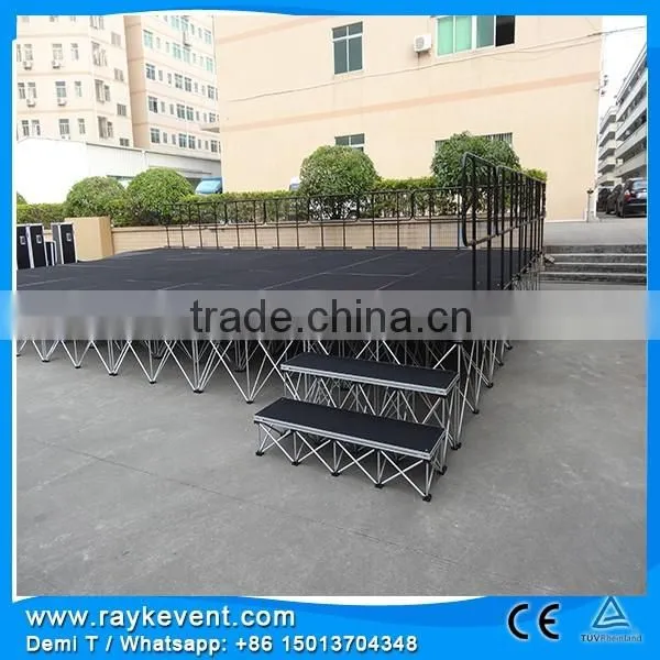 Revolving stage led stage light system stage truss system for sale