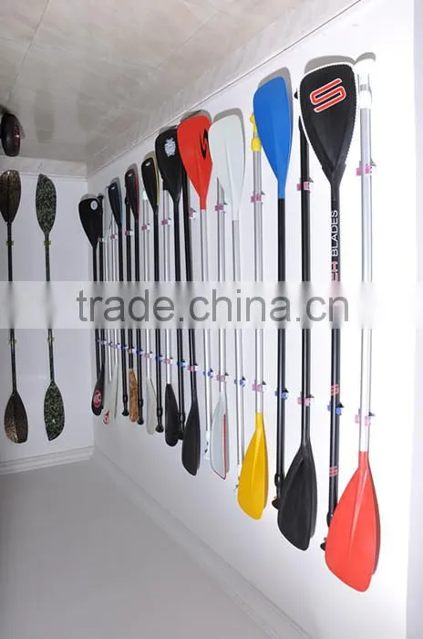 Plastic paddle handle for easy surfing