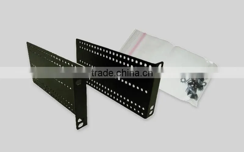 Professional Adjustable Rack Mount Metal Server Shelf Shelves Rail Rails 1U