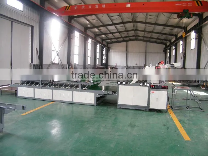 multifunctional standard Semi automatic Laminator Machine/corrugated cardboard making machine