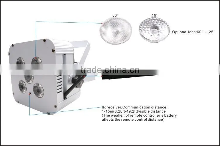 Professional Disco lights for sale 5 leds stage par can RGBW