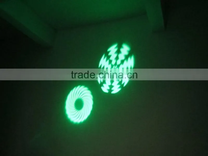 china supplier new product disco stage lighting RGBW led 3*8W gobo effect light