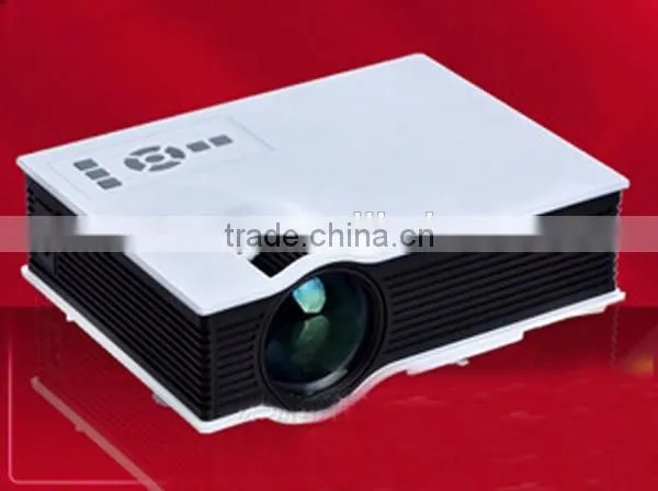 Portable Full HD 800 lumens UC40 LED Mini UNIC Projector Home Cinema Business HDMI AV SD 1080P + US/EU Plug Power Cable