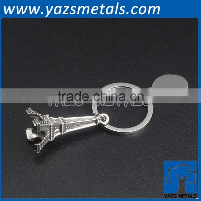 promotion 3D engrave custom keychain metal