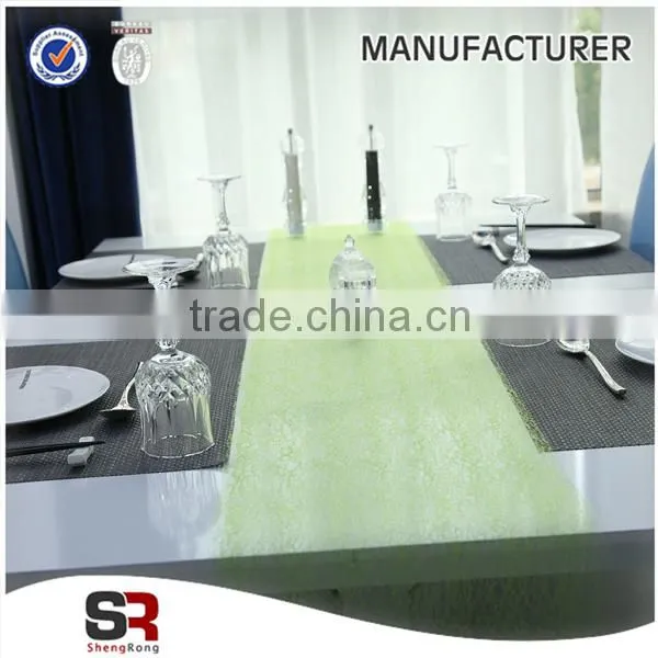 Woven Technics and Plain Dyed Pattern Table Cloth Factory