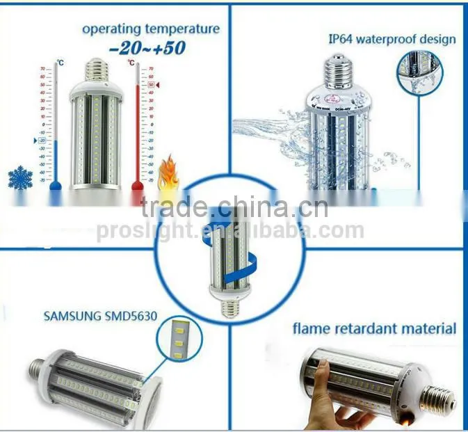 High lumem 360 degree led corn bulb e40